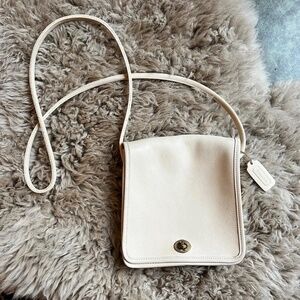 Coach No. 9620 Square Crossbody in Bone